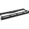 Sale RJ45 Patchpanel Rack 24 Porte loaded, CAT6, uskærmet Udtag & Konnektorer