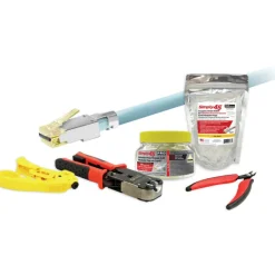 Sale RJ45 starter kit CAT6/7, alt til at komme i gang, skærmet Netværksstik