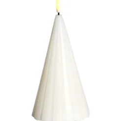 Best Laura LED bloklys, batteri, hvid, Sirius|Kunstige Stearinlys