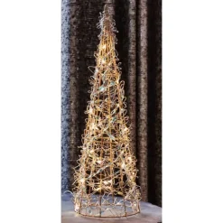 metal juletræ med lys, Julepynt Med Lys