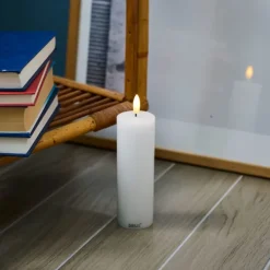 Clearance Sille Exclusive LED bloklys, batteri Sirius|Kunstige Stearinlys