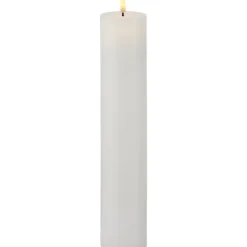 Online Sille Exclusive LED bloklys, batteri Sirius|Kunstige Stearinlys