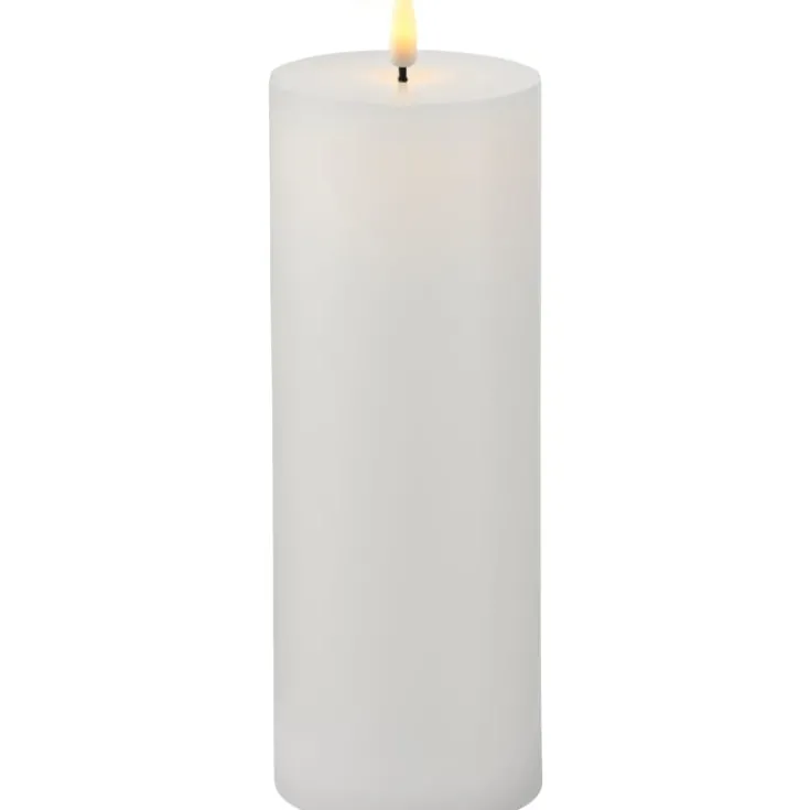 Clearance Sille Exclusive LED bloklys, batteri Sirius|Kunstige Stearinlys