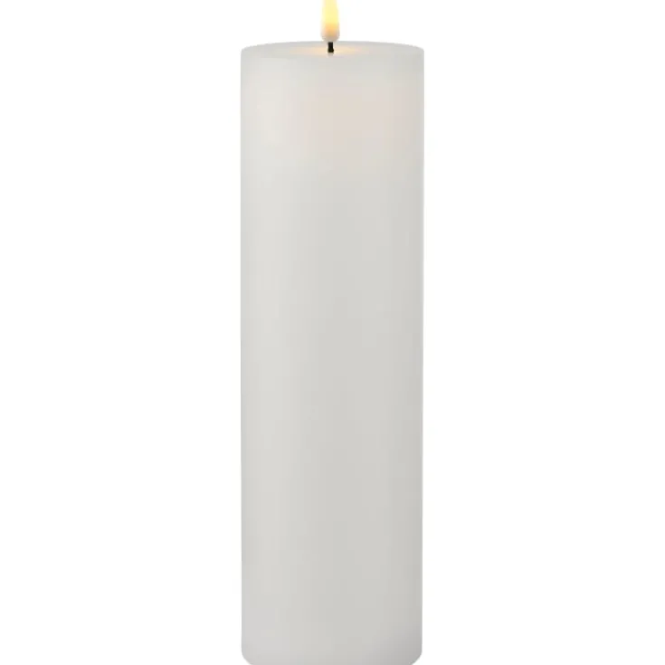 Sale Sille Exclusive LED bloklys, batteri Sirius|Kunstige Stearinlys