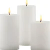 Sille Exclusive LED bloklys, batteri Kunstige Stearinlys