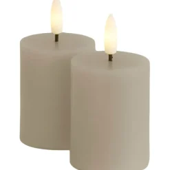 Online Sille LED bloklys, batteri, Sirius|Kunstige Stearinlys