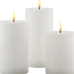 New Sille LED bloklys, genopladelig Kunstige Stearinlys