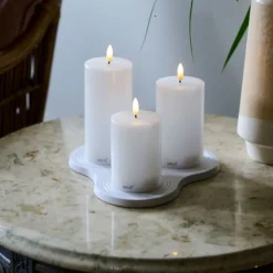 New Sille LED bloklys, genopladelig Kunstige Stearinlys