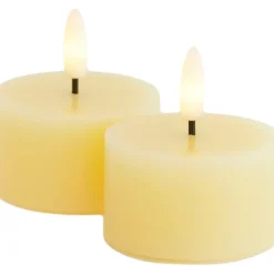 Sale Sille LED fyrfadslys, batteri, gul Sirius|Kunstige Stearinlys