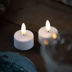 Clearance Sille LED fyrfadslys, batteri, hvid Kunstige Stearinlys