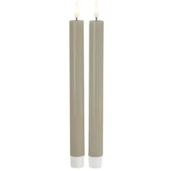 New Sille LED kronelys, batteri, Sirius|Kunstige Stearinlys