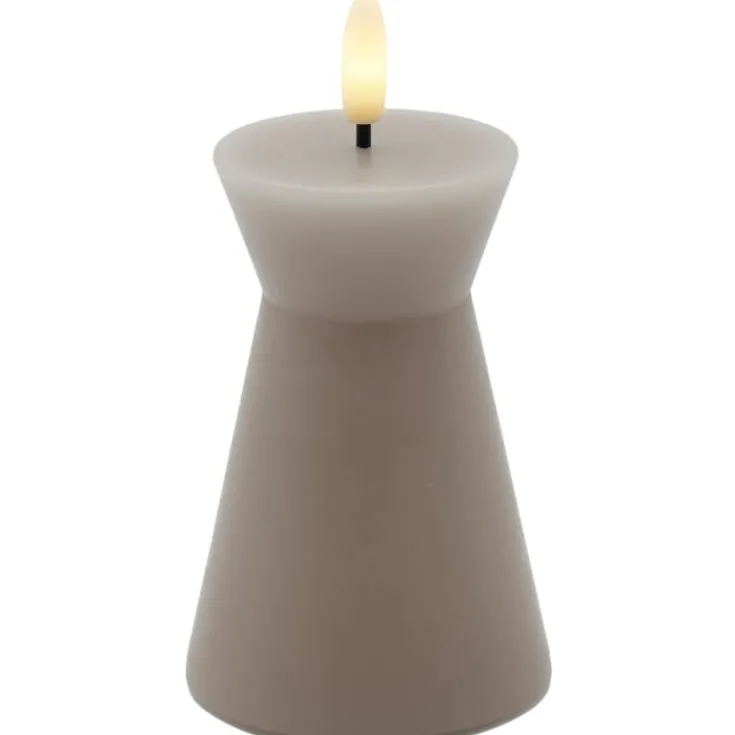 Clearance Sille Nordic Sculpture Kegle kunstig stearinlys, Sirius|Kunstige Stearinlys