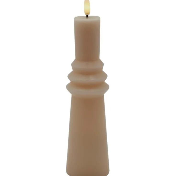 Sale Sille Nordic Sculpture Ringet kunstig stearinlys, Sirius|Kunstige Stearinlys