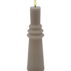 Sale Sille Nordic Sculpture Ringet kunstig stearinlys, Sirius|Kunstige Stearinlys