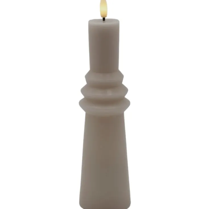 Sale Sille Nordic Sculpture Ringet kunstig stearinlys, Sirius|Kunstige Stearinlys