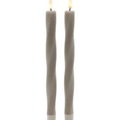 Sale Sille Nordic Sculpture Twist kunstig stearinlys, Sirius|Kunstige Stearinlys