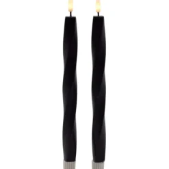 Clearance Sille Nordic Sculpture Twist kunstig stearinlys, Sirius|Kunstige Stearinlys