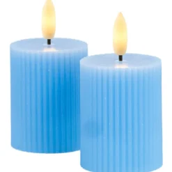 New Smilla LED bloklys, genopladelig, Sirius|Kunstige Stearinlys