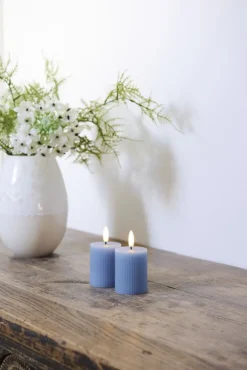 New Smilla LED bloklys, genopladelig, Sirius|Kunstige Stearinlys
