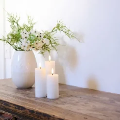 Smilla LED bloklys, genopladelig, Sirius|Kunstige Stearinlys