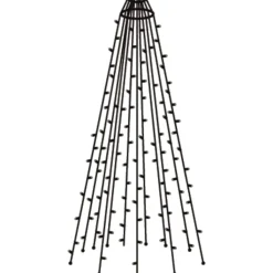 Discount Tech-Line lyskæde til flagstang, 480 varm hvide lys, 6 meter Udendørs Julelys|Sirius