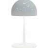 Hot Tim genopladelig bordlampe, hvid, 22 cm Udendørs Bordlamper|Udendørs Batterilamper