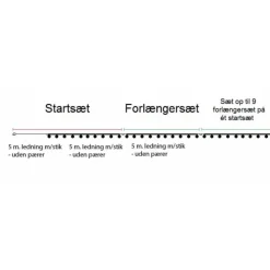 Best Tobias udendørs lyskæde, farvede pærer, startsæt Lyskæder