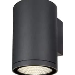 Hot Enola L Round udendørs væglampe, 19 cm Udendørs Væglamper