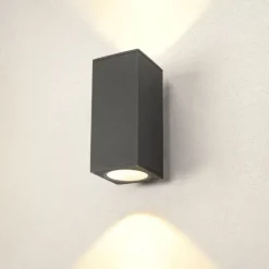 New Enola L Square udendørs væglampe, Udendørs Væglamper