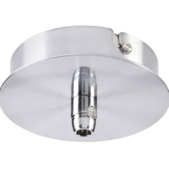 Sale Fitu rund loftroset til 1 lampe, sølvgrå Baldakiner