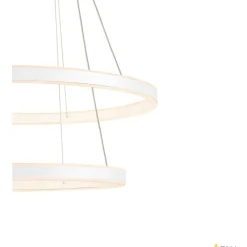 One Double pendel, hvid, Ø60 cm Slv