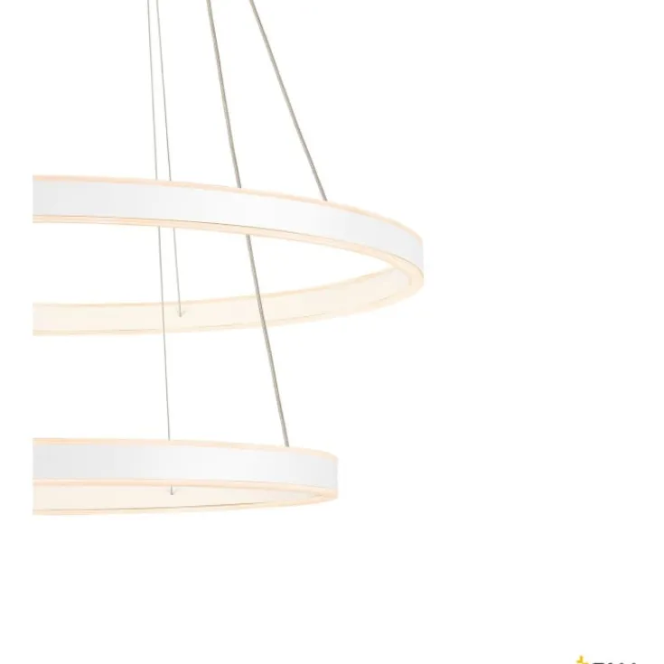 One Double pendel, hvid, Ø60 cm Slv
