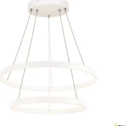 One Double pendel, hvid, Ø60 cm Slv