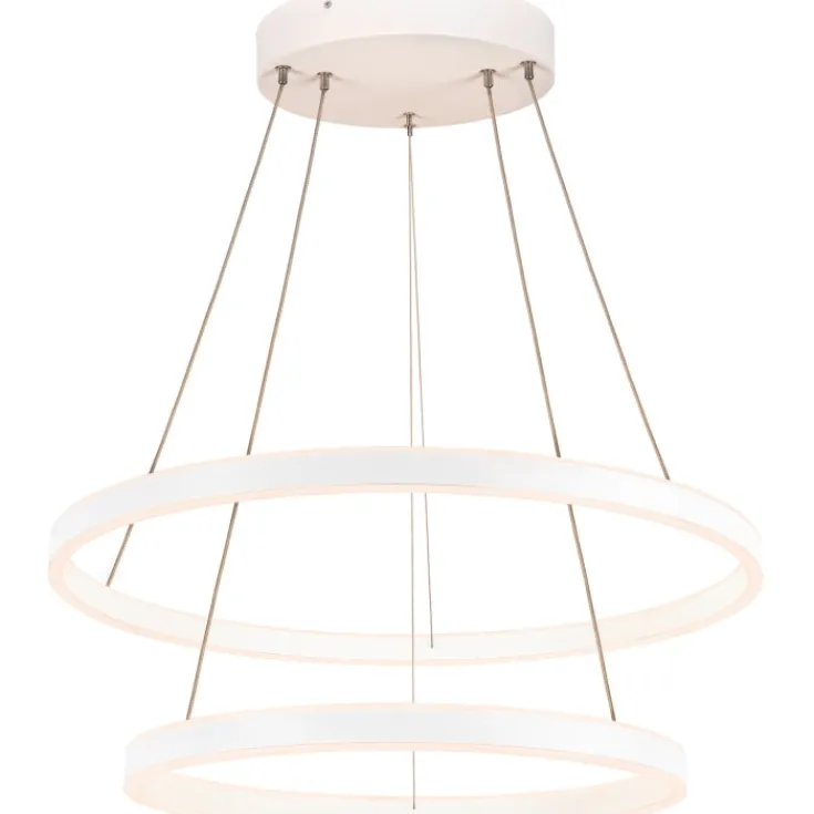 One Double pendel, hvid, Ø60 cm Slv