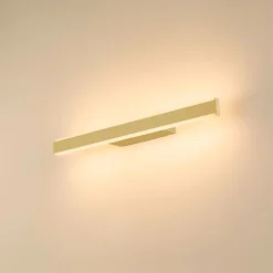 Clearance One Linear væglampe, messing, 50 cm Væglamper|Slv