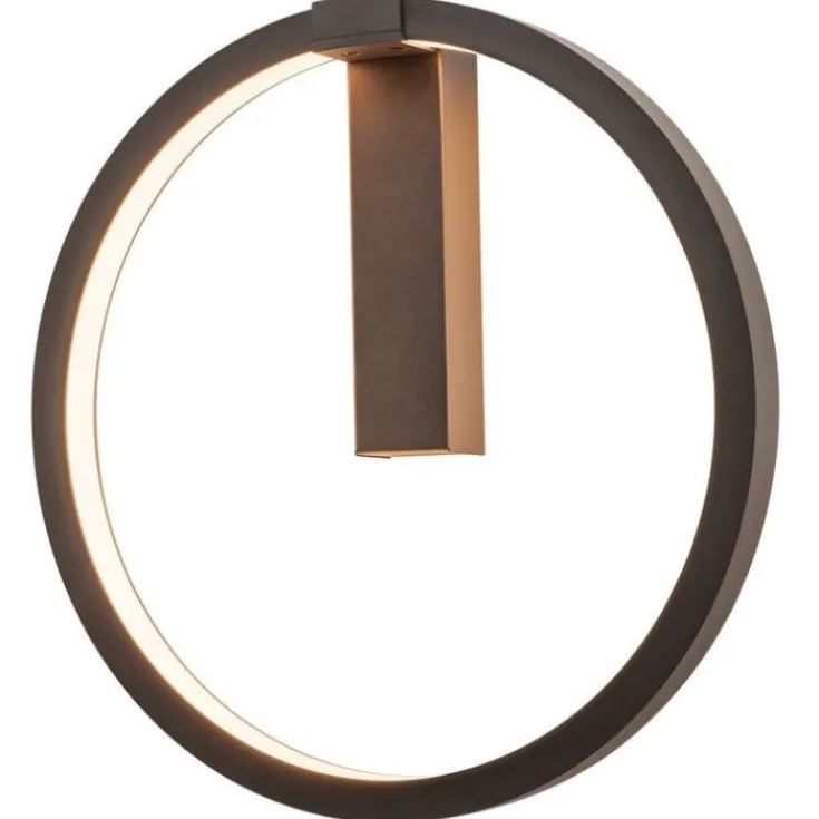 Outlet One væglampe, sort, Ø40 cm Væglamper|Slv
