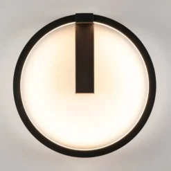 Outlet One væglampe, sort, Ø40 cm Væglamper|Slv