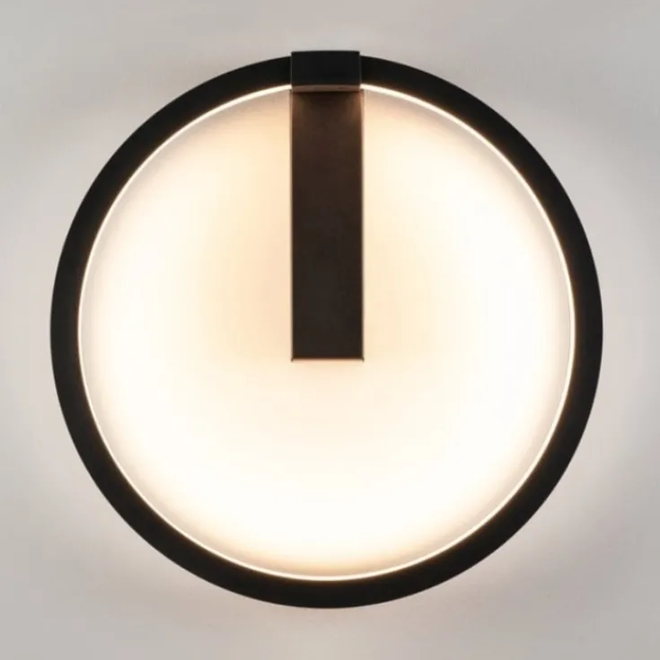 Outlet One væglampe, sort, Ø40 cm Væglamper|Slv