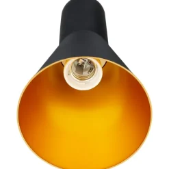 Outlet Phelia pendel, sort/guld, Ø13 cm Slv