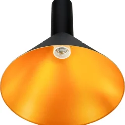 Clearance Phelia pendel, sort/guld, Slv