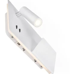 Outlet Somnila USB væglampe, hvid, Slv