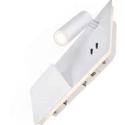 Discount Somnila USB væglampe, hvid, Slv