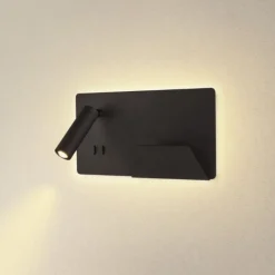 Discount Somnila USB væglampe, sort, Slv