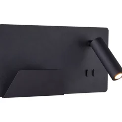 Hot Somnila USB væglampe, sort, Slv
