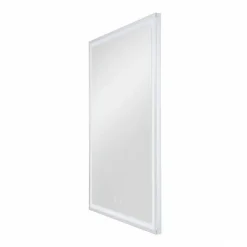 New Trukko spejl med lys, 80x60 cm Spejle Med Lys|Slv