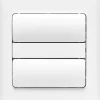 New Zigbee kontakt/lysdæmper til LK Fuga, tænd/sluk tangenter i blank med LK Soft 63 ramme & monteringsramme Lysdæmpere