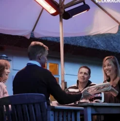 Hot Eco+ Pro BTC terrassevarmer 3-trin, 2000W, Terrassevarmere|Solamagic