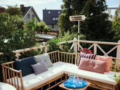 Clearance Eco+ Pro terrassevarmer 1400W, lysegrå Terrassevarmere|Solamagic