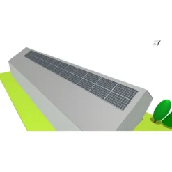 Clearance Solcelle pakkeløsning til eternit tag, 10,53kWp Solcelleanlæg