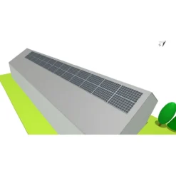 Outlet Solcelle pakkeløsning til tagpap/bitumen tag, 10,53kWp Solcelleanlæg